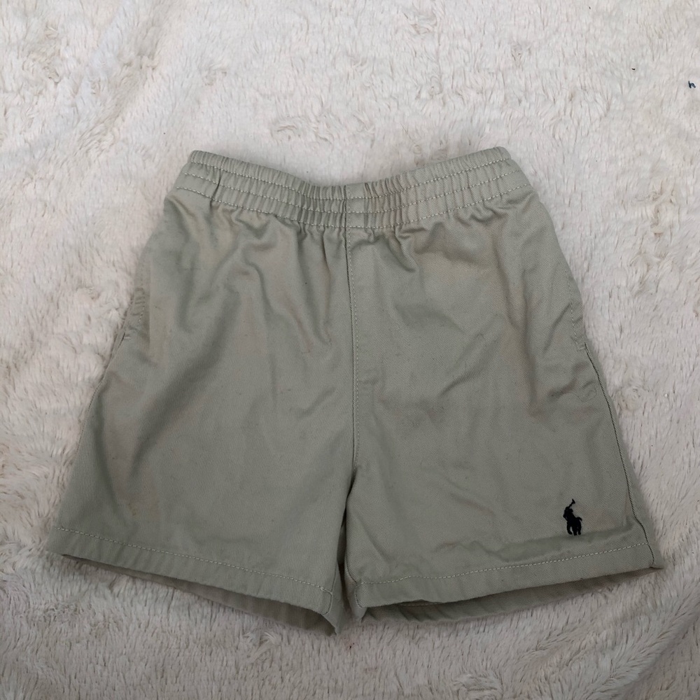 Baby boy polo Ralph Lauren khaki shorts